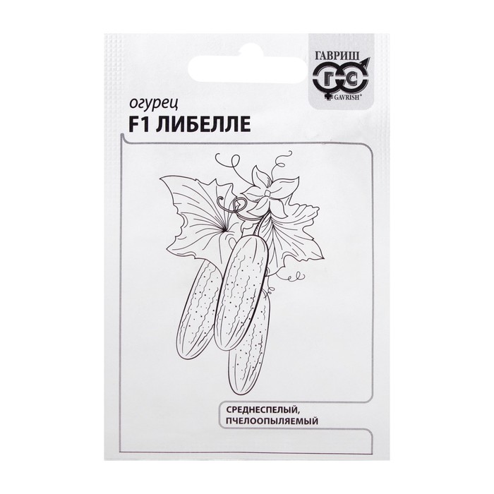 Семена Огурец "Либелле F1", б/п, 0,5 г
Семена Огурец "Либелле F1", б/п, 0,5 г