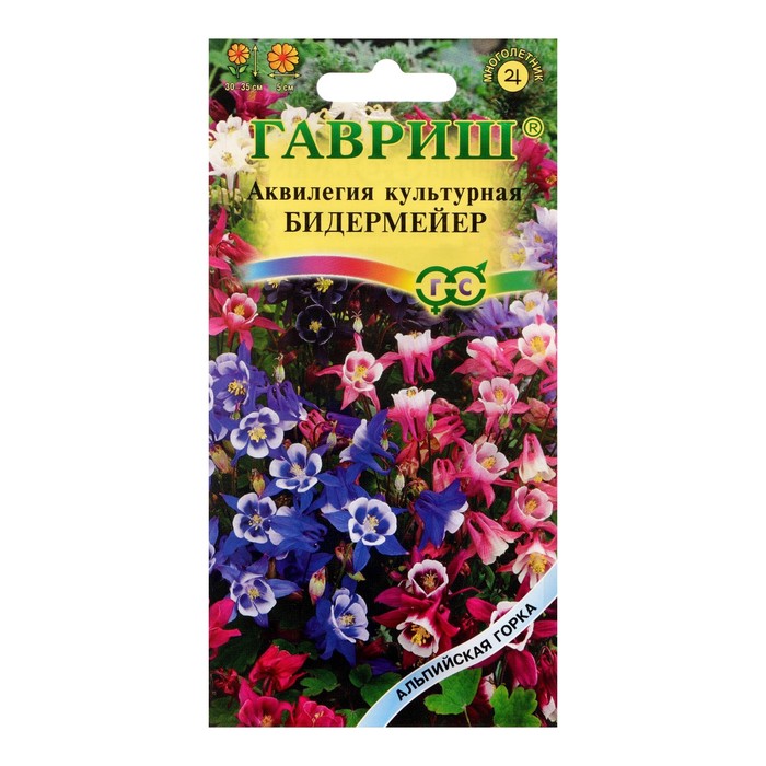 Семена цветов "Гавриш" Аквилегия культурная "Бидермейер", водосбор, 0,1 г
Семена цветов "Гавриш" Аквилегия культурная "Бидермейер", водосбор, 0,1 г
