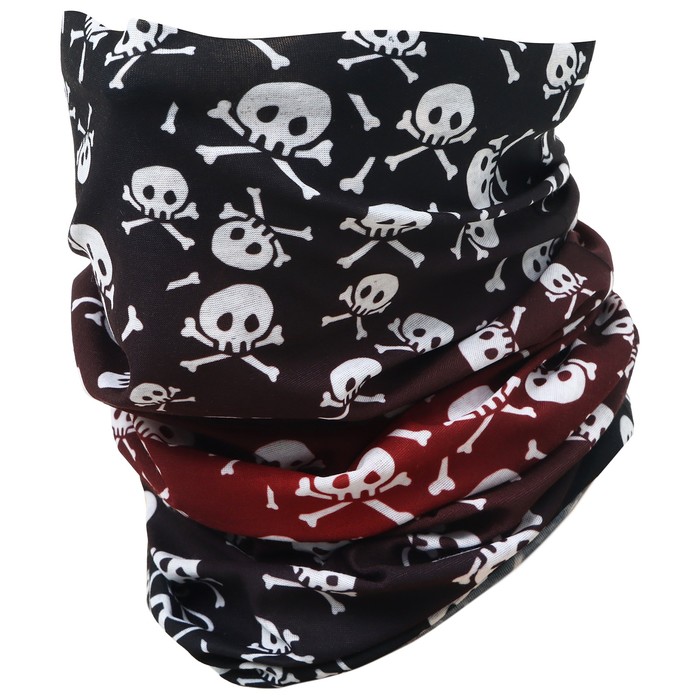 Труба-маска RAY, принт «Череп»
Труба-маска RAY, принт «Череп»