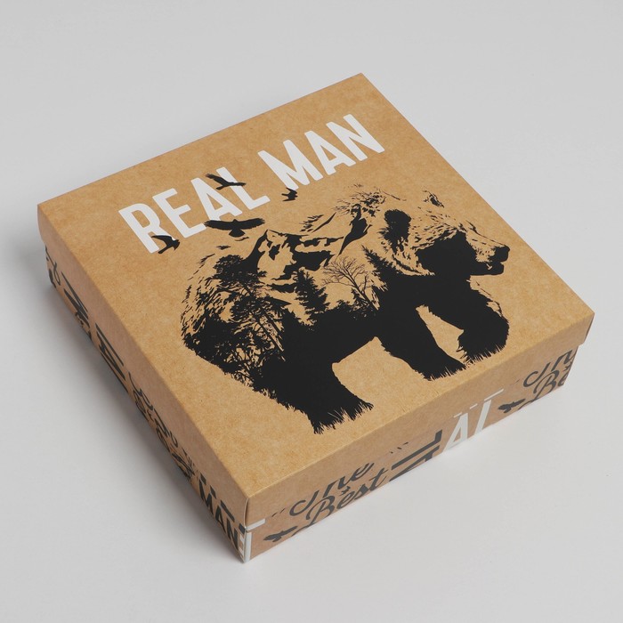 Коробка складная Real man, 26 х 26 х 8 см
Коробка складная Real man, 26 х 26 х 8 см