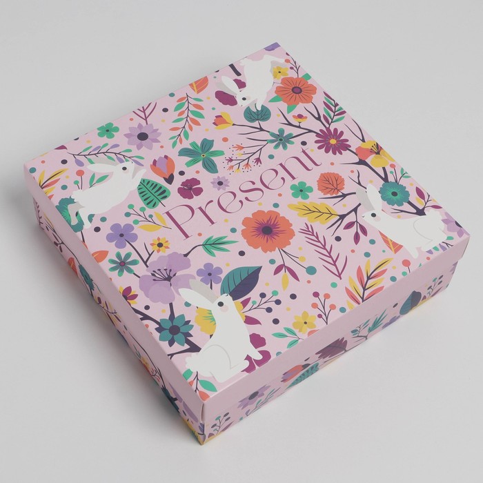 Коробка складная «Зайцы», 26 х 26 х 8 см
Коробка складная «Зайцы», 26 х 26 х 8 см