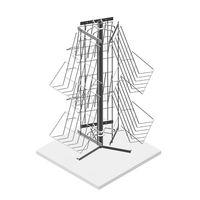 Стенд настольный вращающийся 6 полок А4
Стенд настольный вращающийся 6 полок А4