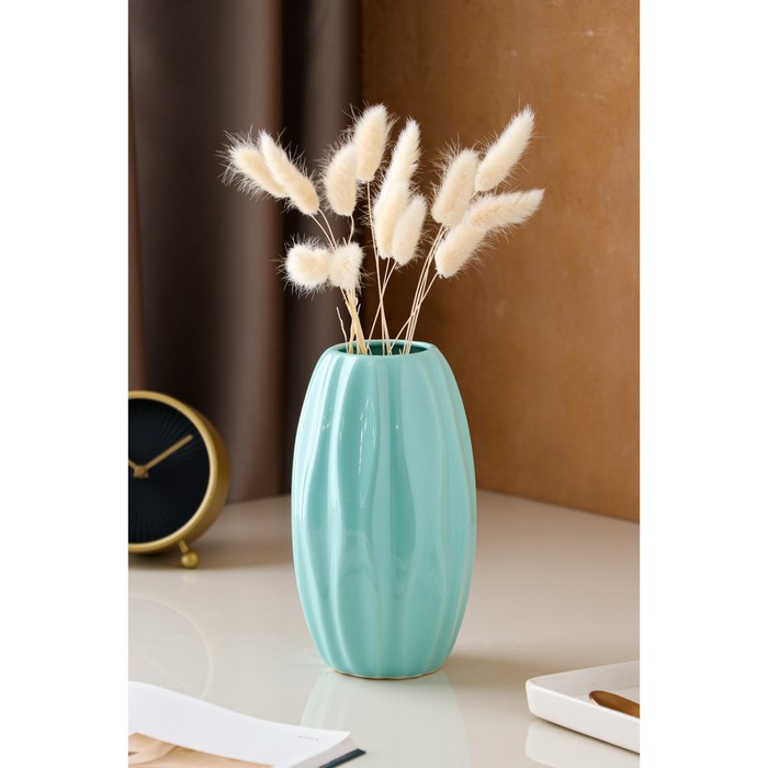 Ваза керамическая "Зефир", настольная, бирюзовая, 20 см
Ваза керамическая "Зефир", настольная, бирюзовая, 20 см