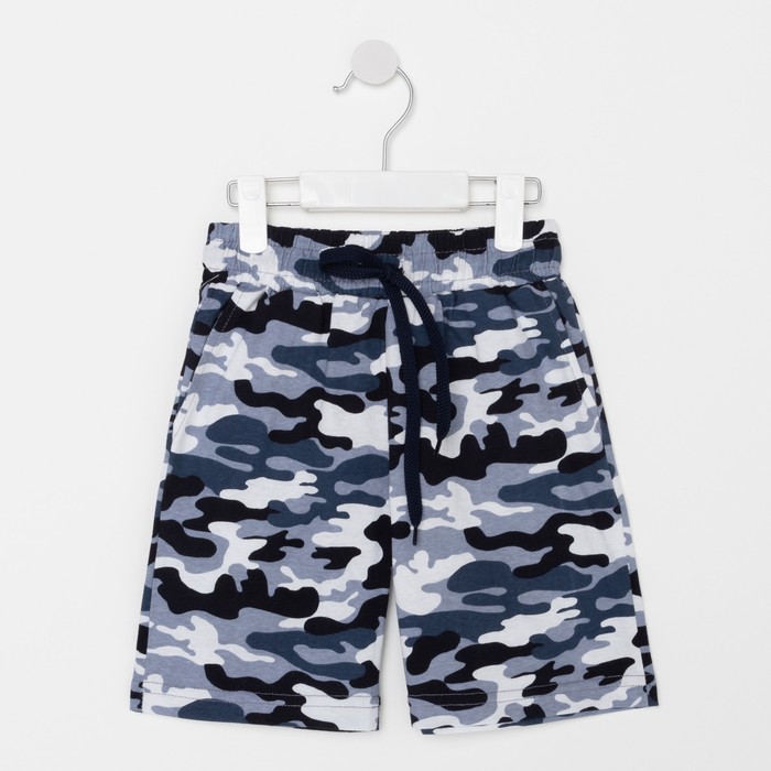 Шорты для мальчика, цвет голубой/камуфляж, рост 98 см 
Шорты для мальчика, цвет голубой/камуфляж, рост 98 см