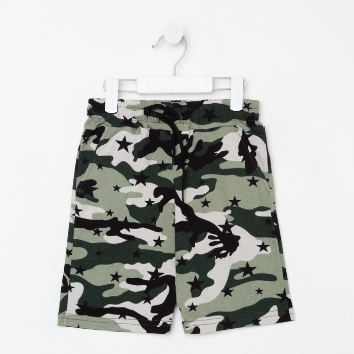 Шорты для мальчика, цвет камуфляж, рост 98 см 
Шорты для мальчика, цвет камуфляж, рост 98 см