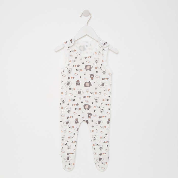 Ползунки длинные детские, цвет молочный/зверята, рост 68 см
Ползунки длинные детские, цвет молочный/зверята, рост 68 см