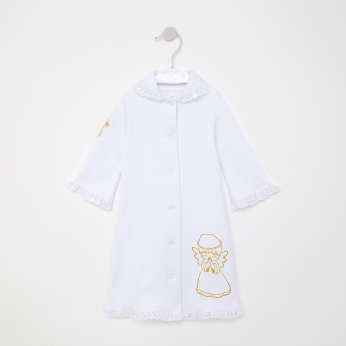 Рубашечка для девочки, цвет белый, рост 74 см
Рубашечка для девочки, цвет белый, рост 74 см