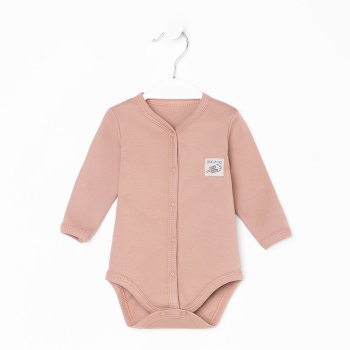 Боди детское, цвет бежевый, рост 62 см
Боди детское, цвет бежевый, рост 62 см