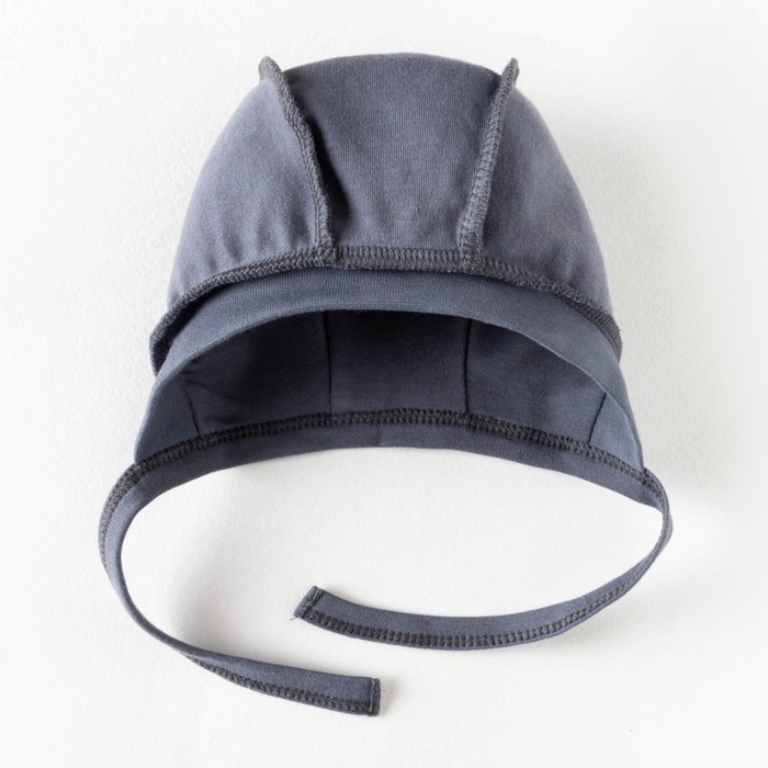 Чепчик детский, цвет графит, рост 56 см
Чепчик детский, цвет графит, рост 56 см