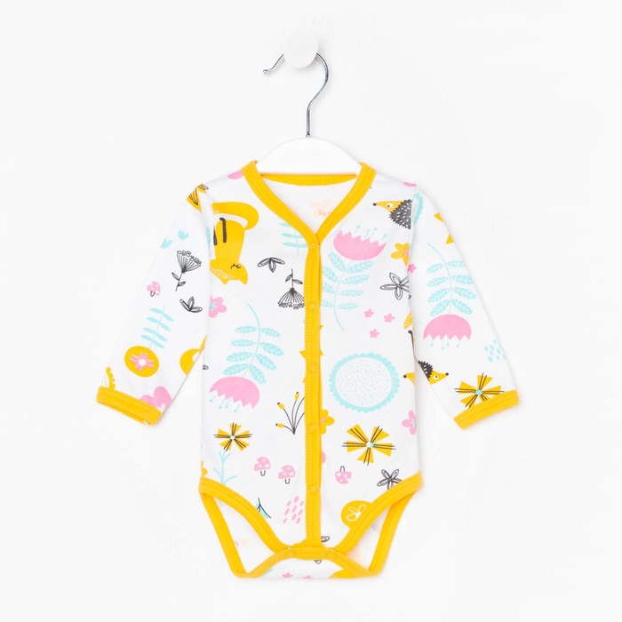 Боди детское, цвет белый/лиса, рост 68 см
Боди детское, цвет белый/лиса, рост 68 см