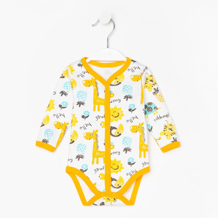 Боди детское, цвет белый, рост 62 см
Боди детское, цвет белый, рост 62 см