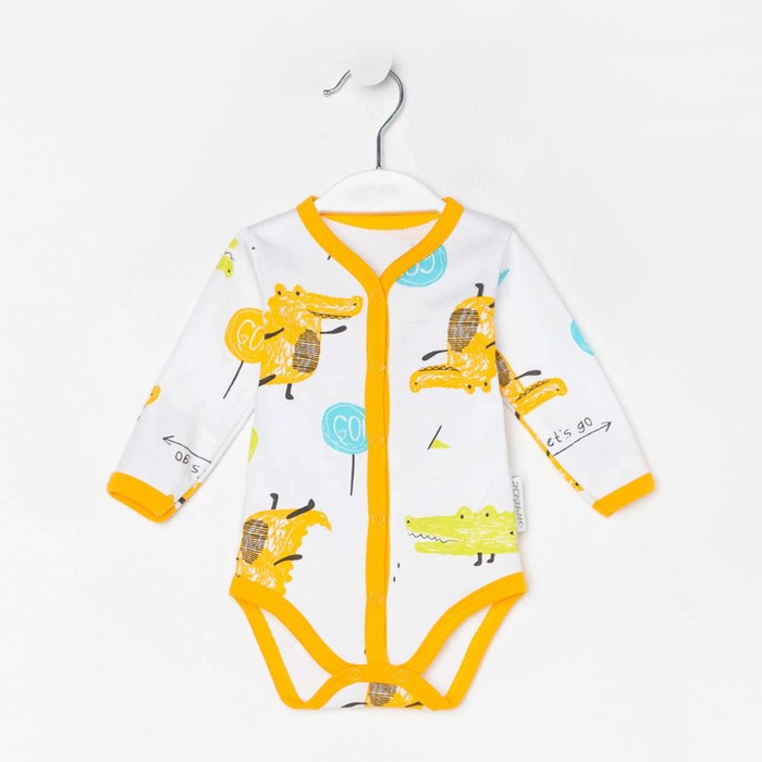 Боди детское, цвет белый/динозавры, рост 56 см
Боди детское, цвет белый/динозавры, рост 56 см