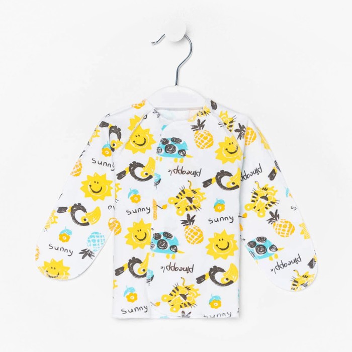 Распашонка детская, цвет белый, рост 56 см
Распашонка детская, цвет белый, рост 56 см