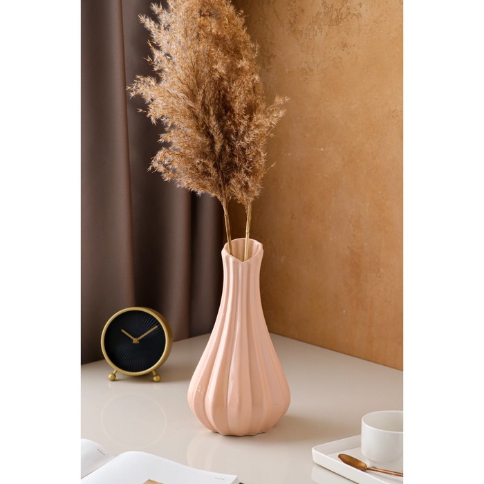 Ваза керамическая "Жемчужина", настольная, бежевая, 30 см
Ваза керамическая "Жемчужина", настольная, бежевая, 30 см