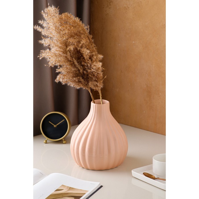 Ваза керамическая "Инжир", настольная, геометрия, бежевая, 22 см
Ваза керамическая "Инжир", настольная, геометрия, бежевая, 22 см