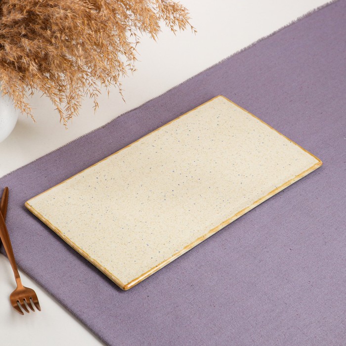 Тарелка для подачи "Прямоугольная", карамель, 31.5х17.5 см
Тарелка для подачи "Прямоугольная", карамель, 31.5х17.5 см