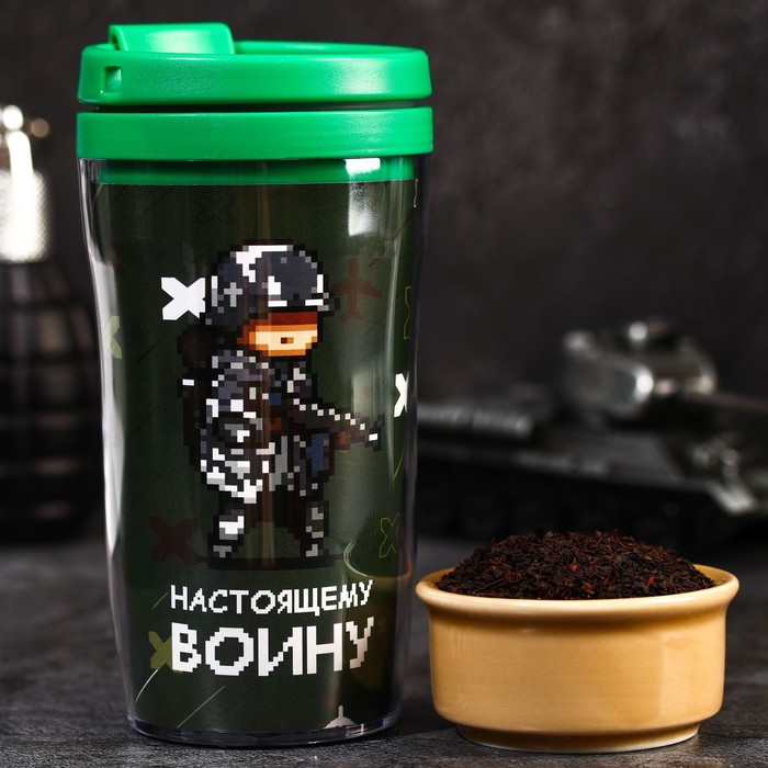 Чай чёрный «Настоящему войну» в термостакане 250 мл., 20 г.
Чай чёрный «Настоящему войну» в термостакане 250 мл., 20 г.