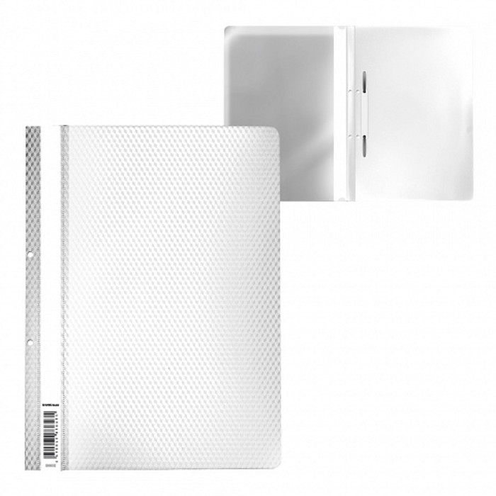 Папка-скоросшиватель А4 ErichKrause Diamond Total White, с перфорацией, 180 мкм, белая с теснением, полупрозрачный верх
Папка-скоросшиватель А4 ErichKrause Diamond Total White, с перфорацией, 180 мкм, белая с теснением, полупрозрачный верх