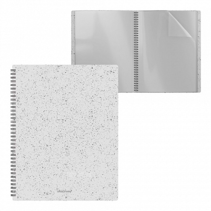 Папка с 40 вкладышами А4, 600 мкм, ErichKrause Matt Grains, с тиснением, на спирали, белая
Папка с 40 вкладышами А4, 600 мкм, ErichKrause Matt Grains, с тиснением, на спирали, белая