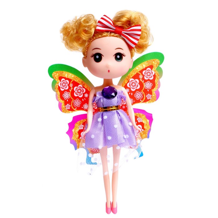 Кукла модная «Фея Бабочка» в платье, МИКС
Кукла модная «Фея Бабочка» в платье, МИКС