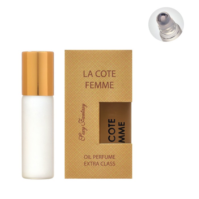 Духи масляные, женские La Cote Femme, 7 мл
Духи масляные, женские La Cote Femme, 7 мл