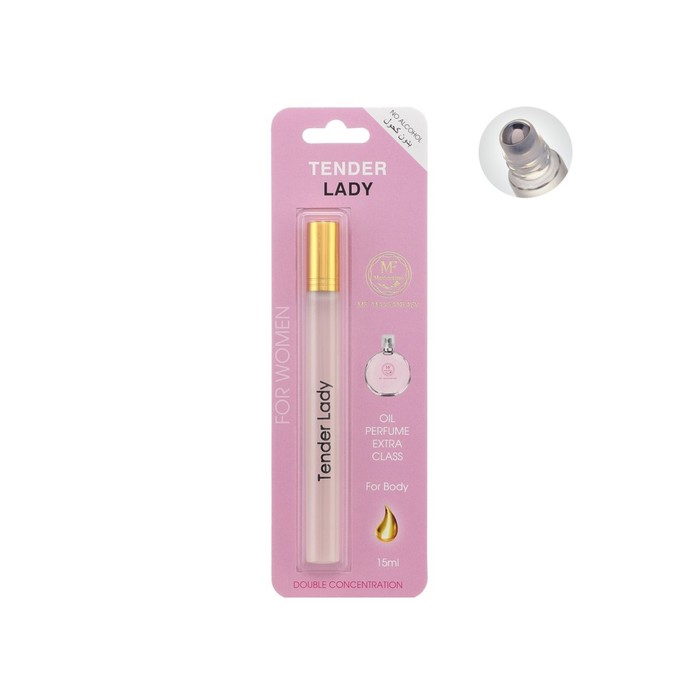 Духи масляные женские Tender Lady, 15 мл
Духи масляные женские Tender Lady, 15 мл