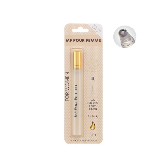 Духи масляные женские MF Pour Femme, 15 мл
Духи масляные женские MF Pour Femme, 15 мл