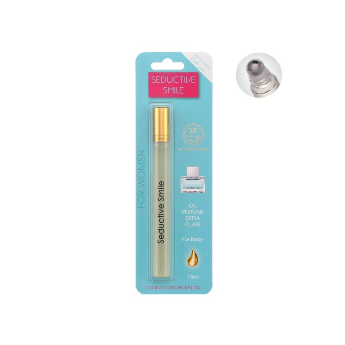 Духи масляные женские Seductive Smile, 15 мл
Духи масляные женские Seductive Smile, 15 мл