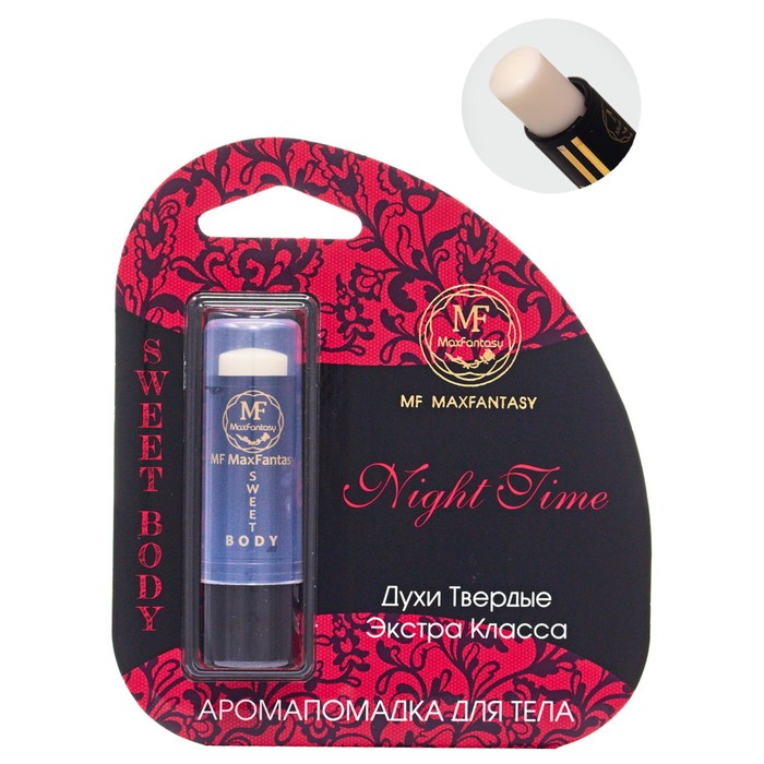 Духи твердые женские Night Time, 5,6 гр
Духи твердые женские Night Time, 5,6 гр