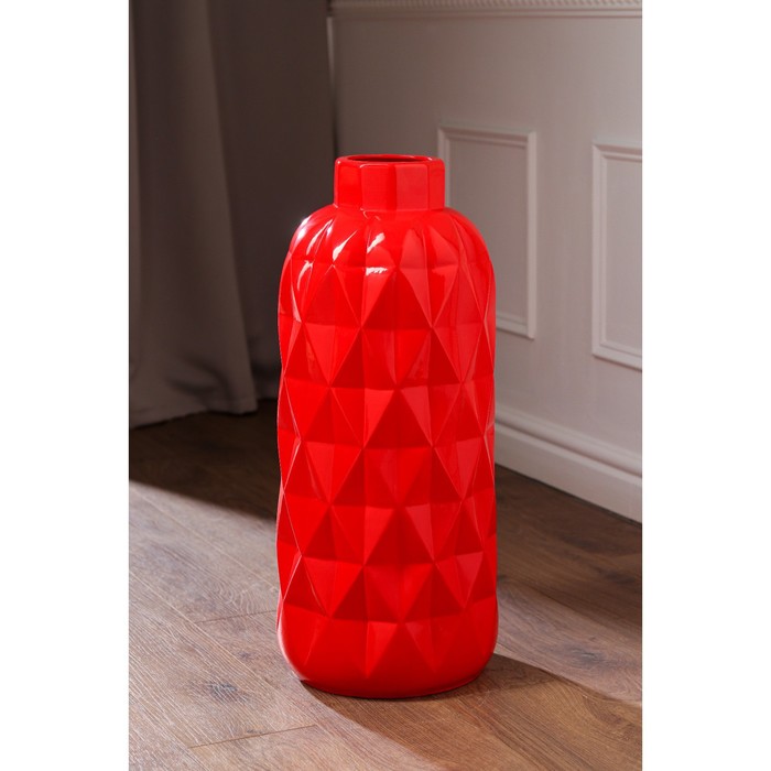 Ваза керамическая "Молли", напольная, глазурь, красная, 63 см, 1 сорт
Ваза керамическая "Молли", напольная, глазурь, красная, 63 см, 1 сорт