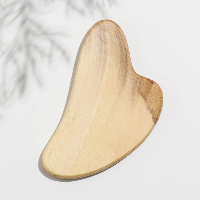 Пластина -скребок для массажа Гуаша «сердце», 10х5см, орех
Пластина -скребок для массажа Гуаша «сердце», 10х5см, орех