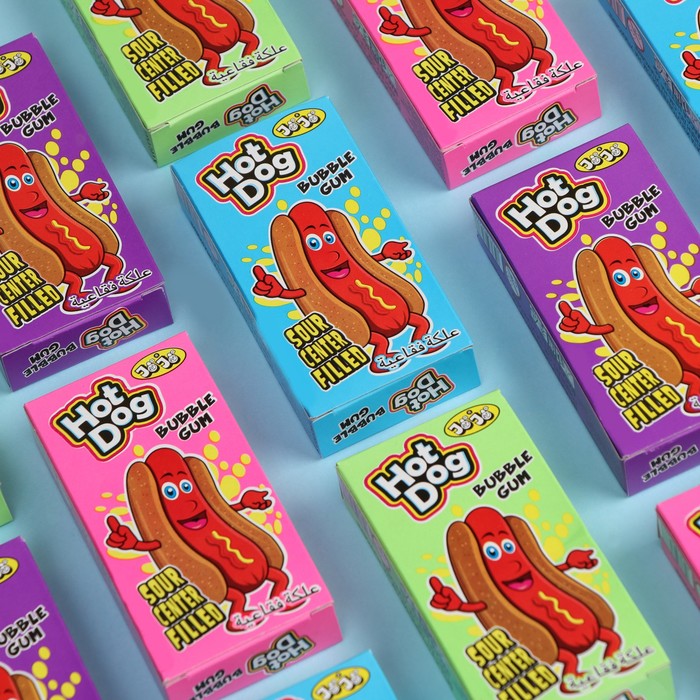 Жевательная резинка Jojo Hot dog с начинкой, 15 г
Жевательная резинка Jojo Hot dog с начинкой, 15 г