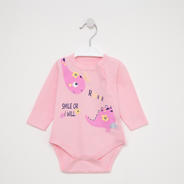 Боди детский, цвет розовый, рост 68
Боди детский, цвет розовый, рост 68