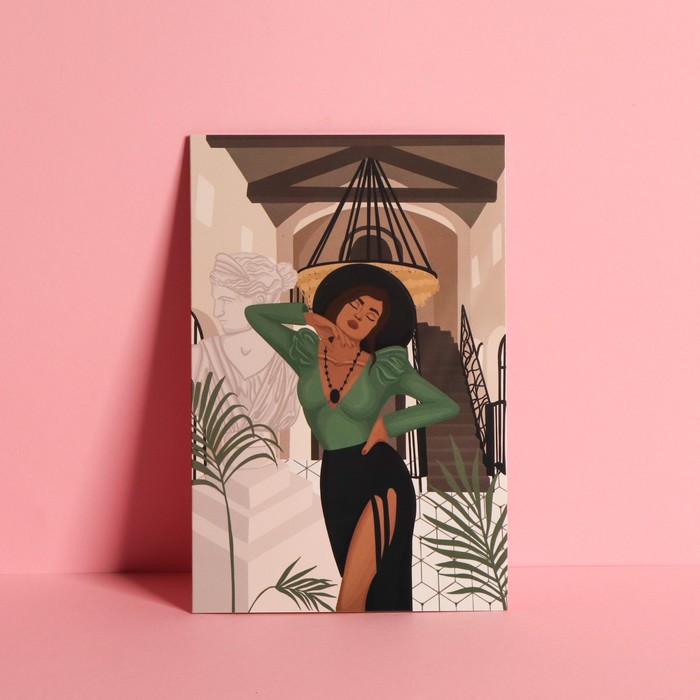 Открытка средняя «Девушка», 12 × 18 см
Открытка средняя «Девушка», 12 × 18 см