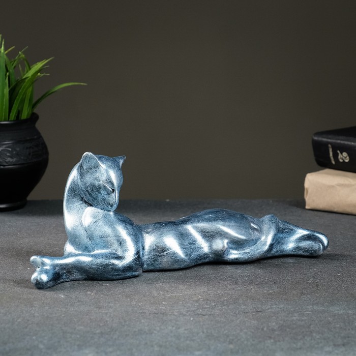 Фигура "Багира лежит" серебро, 28х10х8см
Фигура "Багира лежит" серебро, 28х10х8см