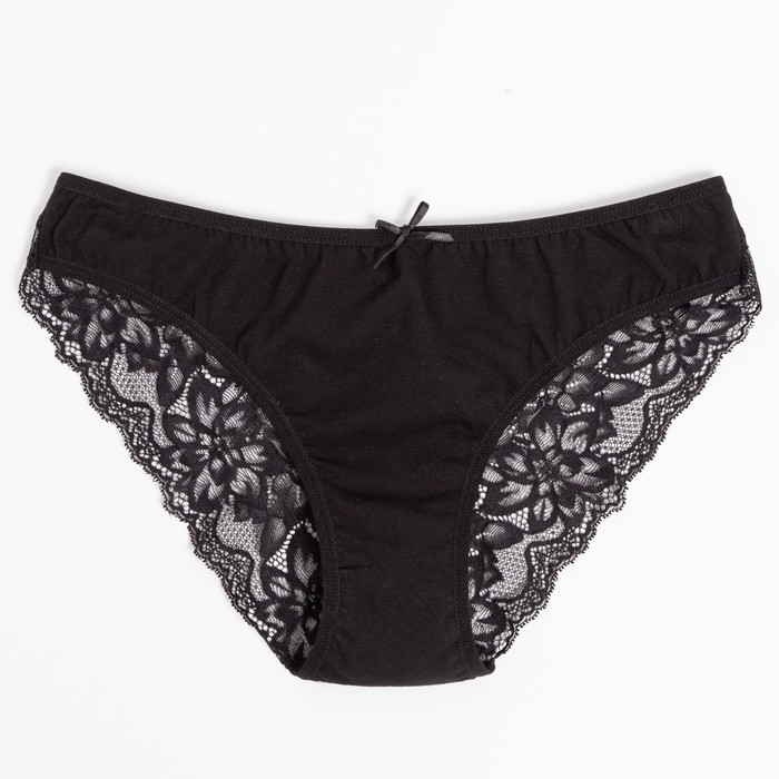 Трусы женские, цвет чёрный, размер 48
Трусы женские, цвет чёрный, размер 48