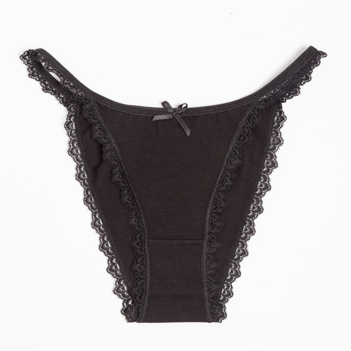 Трусы женские, цвет чёрный, размер 44
Трусы женские, цвет чёрный, размер 44