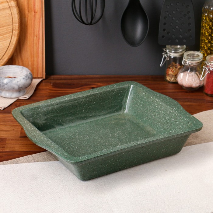 Противень "Гранит", тёмно-зелёный, 2.3 л
Противень "Гранит", тёмно-зелёный, 2.3 л