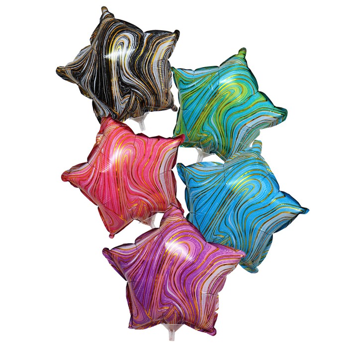 Шар фольгированный 10" «Звезда мрамор», набор 5 шт.
Шар фольгированный 10" «Звезда мрамор», набор 5 шт.