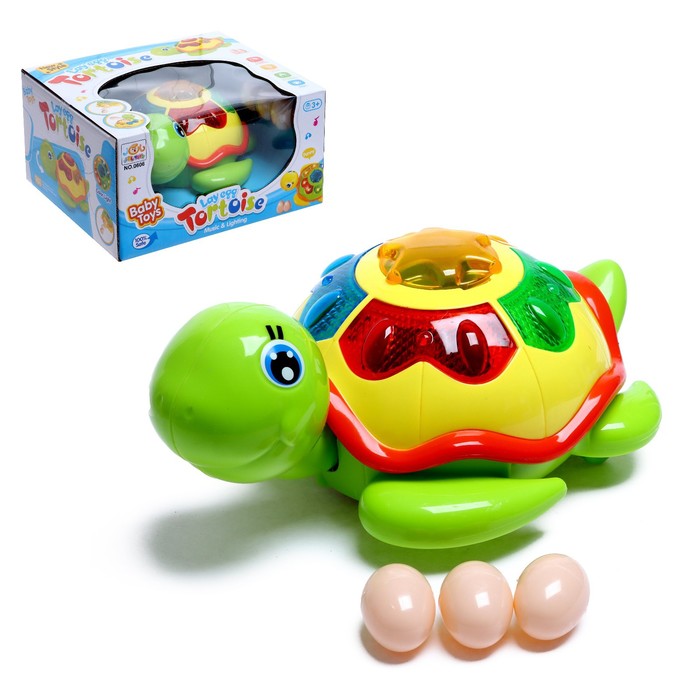 Игрушка музыкальная «Черепашка», световые и звуковые эффекты, цвета МИКС
Игрушка музыкальная «Черепашка», световые и звуковые эффекты, цвета МИКС