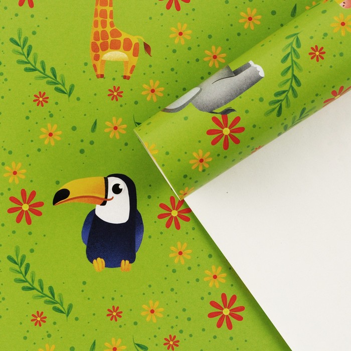 Бумага упаковочная глянцевая «Милые персонажи», 70 × 100 см
Бумага упаковочная глянцевая «Милые персонажи», 70 × 100 см