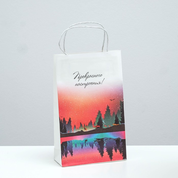 Пакет подарочный "Закат", крафт, 26,5 x 16,5 x 7 см
Пакет подарочный "Закат", крафт, 26,5 x 16,5 x 7 см