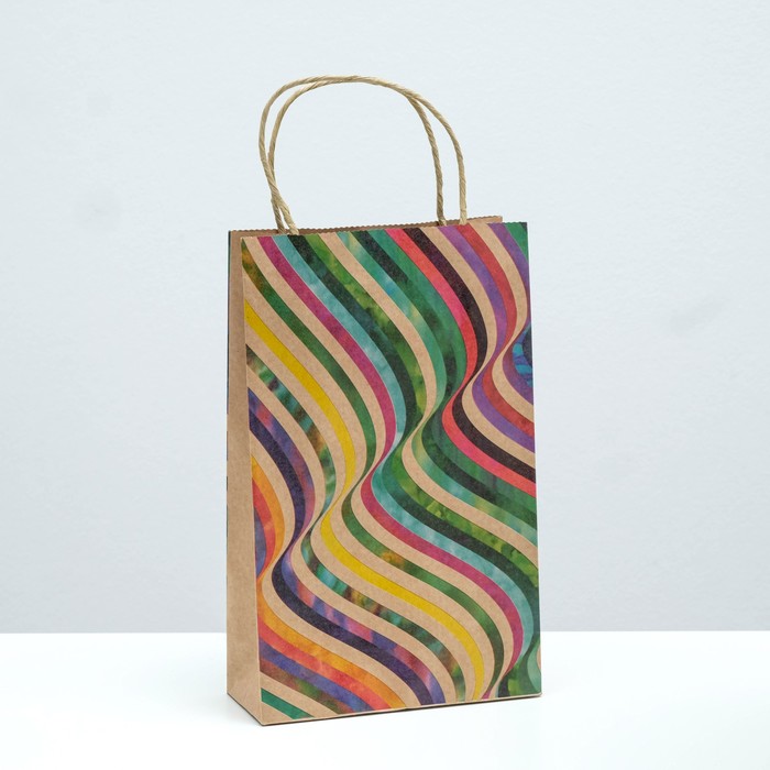 Пакет подарочный "Радуга", крафт, 26.5 x 16.5 x 7 см
Пакет подарочный "Радуга", крафт, 26.5 x 16.5 x 7 см