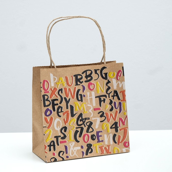 Пакет подарочный "Шифр", крафт, 16 x 16 x 7.6 см
Пакет подарочный "Шифр", крафт, 16 x 16 x 7.6 см