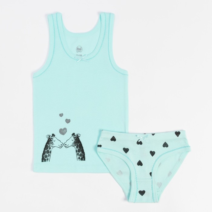 Комплект (трусы, майка) для девочки, цвет голубой, рост 140-146 см
Комплект (трусы, майка) для девочки, цвет голубой, рост 140-146 см