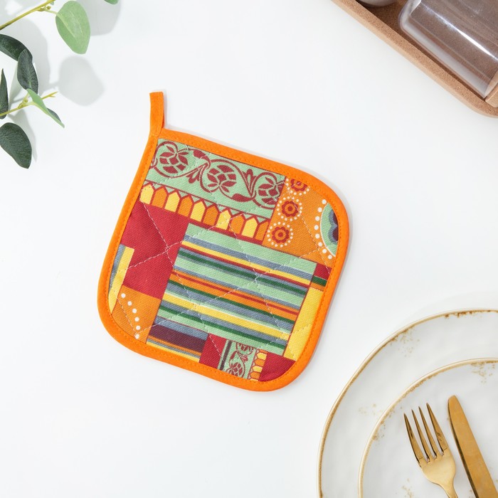 Прихватка Мари Санна Орнамент 18х18 см, желтый, рогожка
Прихватка Мари Санна Орнамент 18х18 см, желтый, рогожка