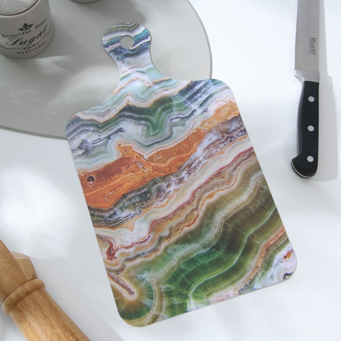 Доска разделочная «Срез камня», пластик, 20 × 35 см
Доска разделочная «Срез камня», пластик, 20 × 35 см