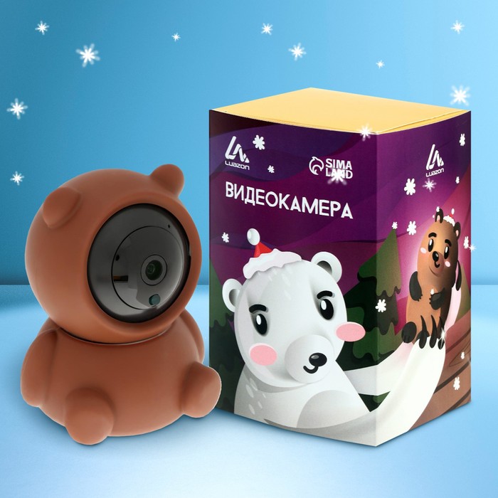 Видеокамера WiFi LuazON CAM-02 "Мишка" (NY), управление со смартфона, 2 Мп, microSD
Видеокамера WiFi LuazON CAM-02 "Мишка" (NY), управление со смартфона, 2 Мп, microSD