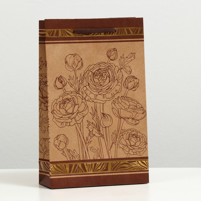 Пакет подарочный "Маки", крафт, 26.5 x 16.5 x 7 см
Пакет подарочный "Маки", крафт, 26.5 x 16.5 x 7 см