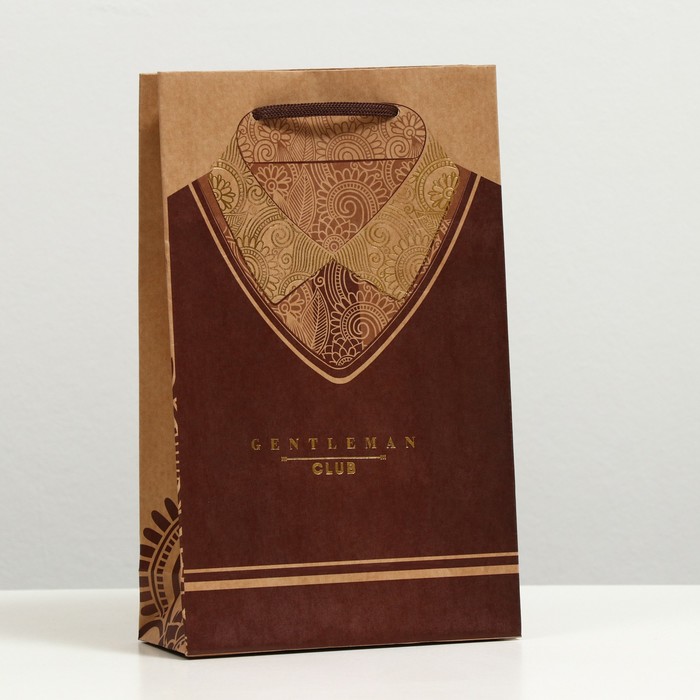 Пакет подарочный "Для мужчин", крафт, 26.5 x 16.5 x 7 см
Пакет подарочный "Для мужчин", крафт, 26.5 x 16.5 x 7 см